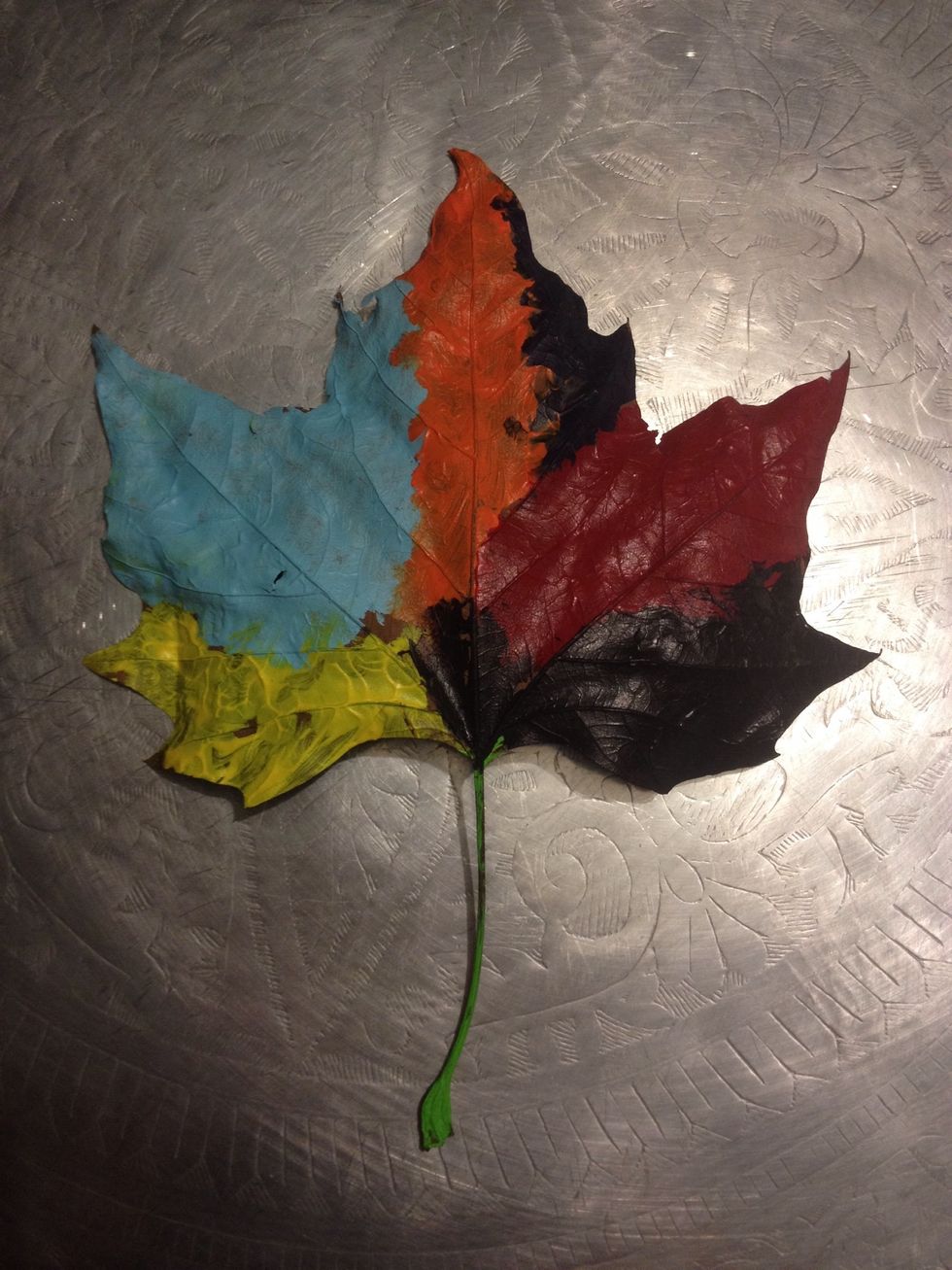 How to make leaf prints🍁 - B+C Guides