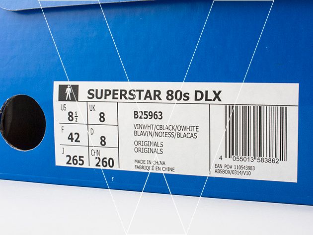 adidas superstar label