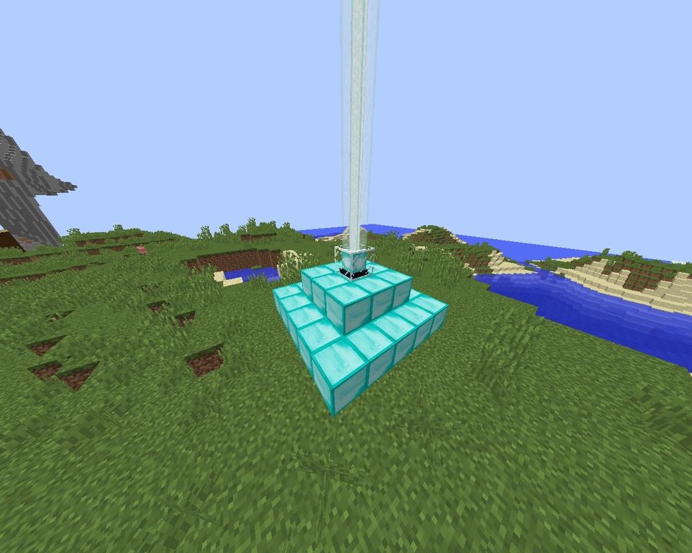 How to build a blinking beacon in minecraft B+C Guides