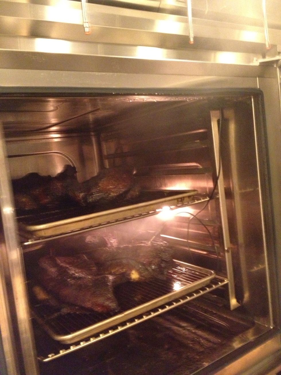 How to slow smoke beef brisket in a alto shaam combi oven B+C Guides