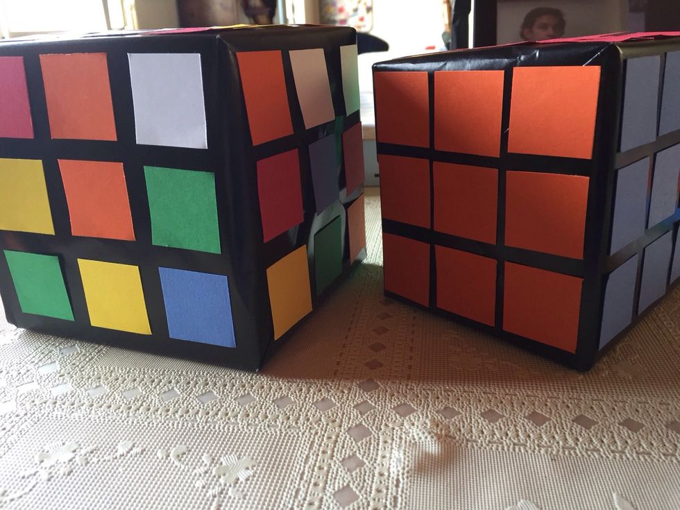 How to make a rubiks cube decoration - B+C Guides