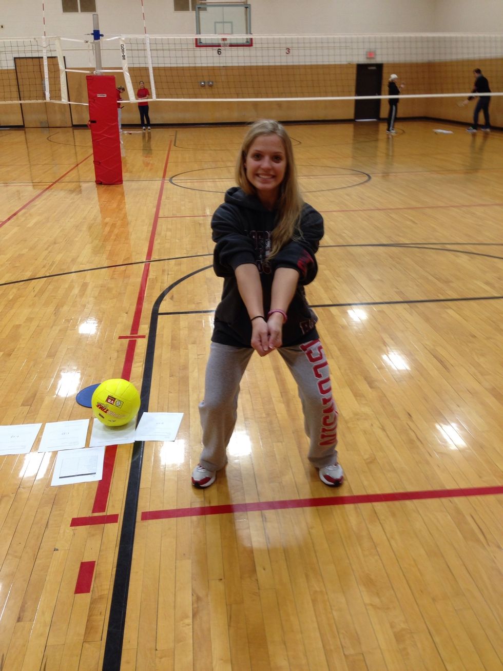 How to bump a volleyball B+C Guides