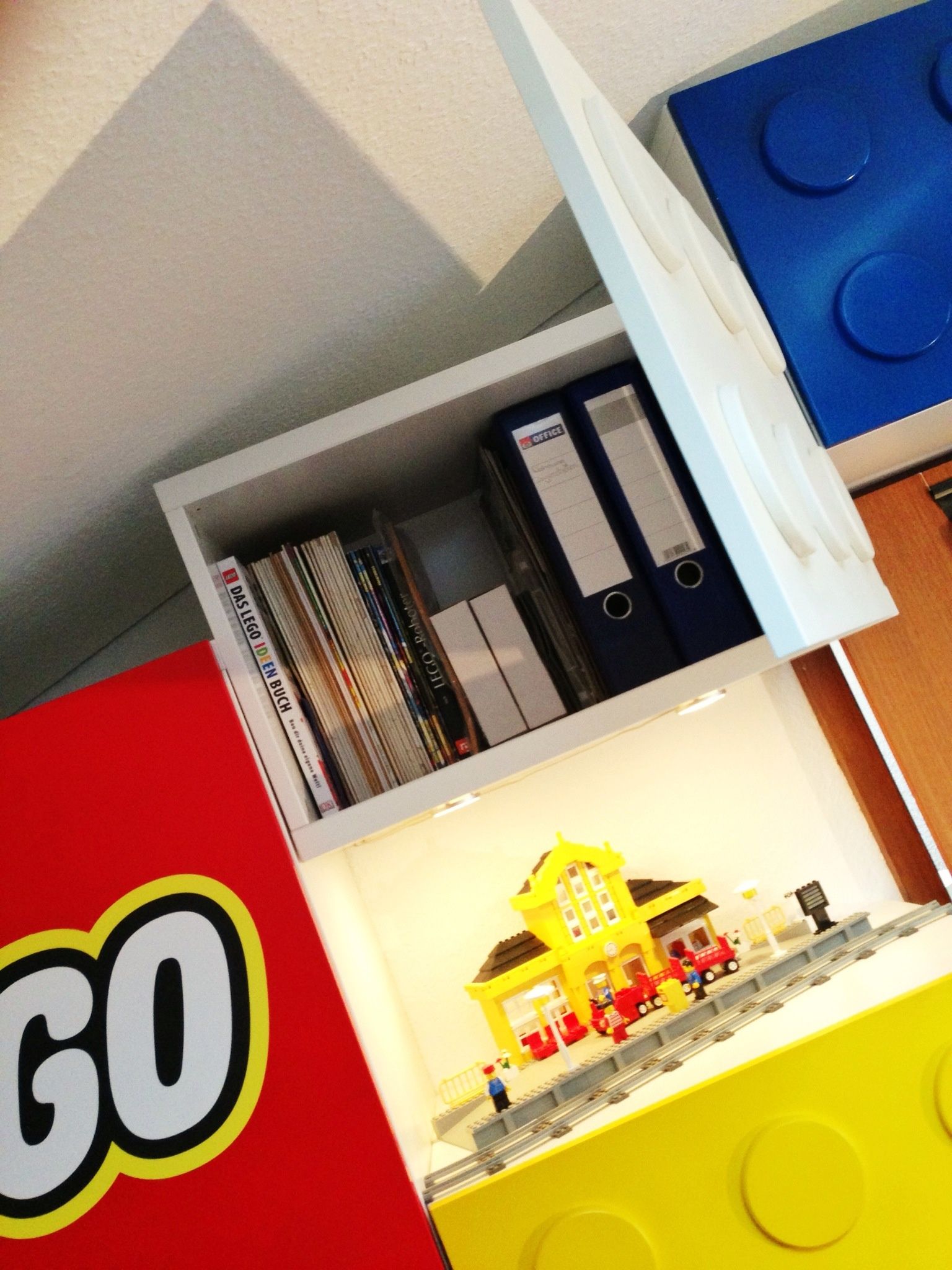 How To Build Lego Themed Shelves With Display Areas B C Guides   Image 