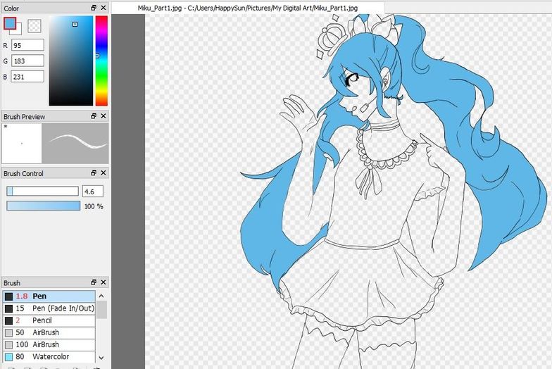 How To Draw Hatsune Miku Part 2 B C Guides