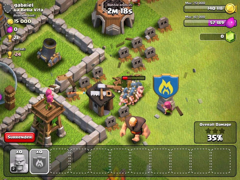 clash of clans 12 attack