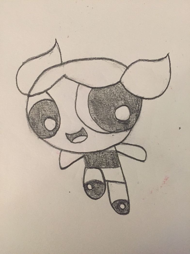 How To Draw Bubbles The Powerpuff Girl B C Guides