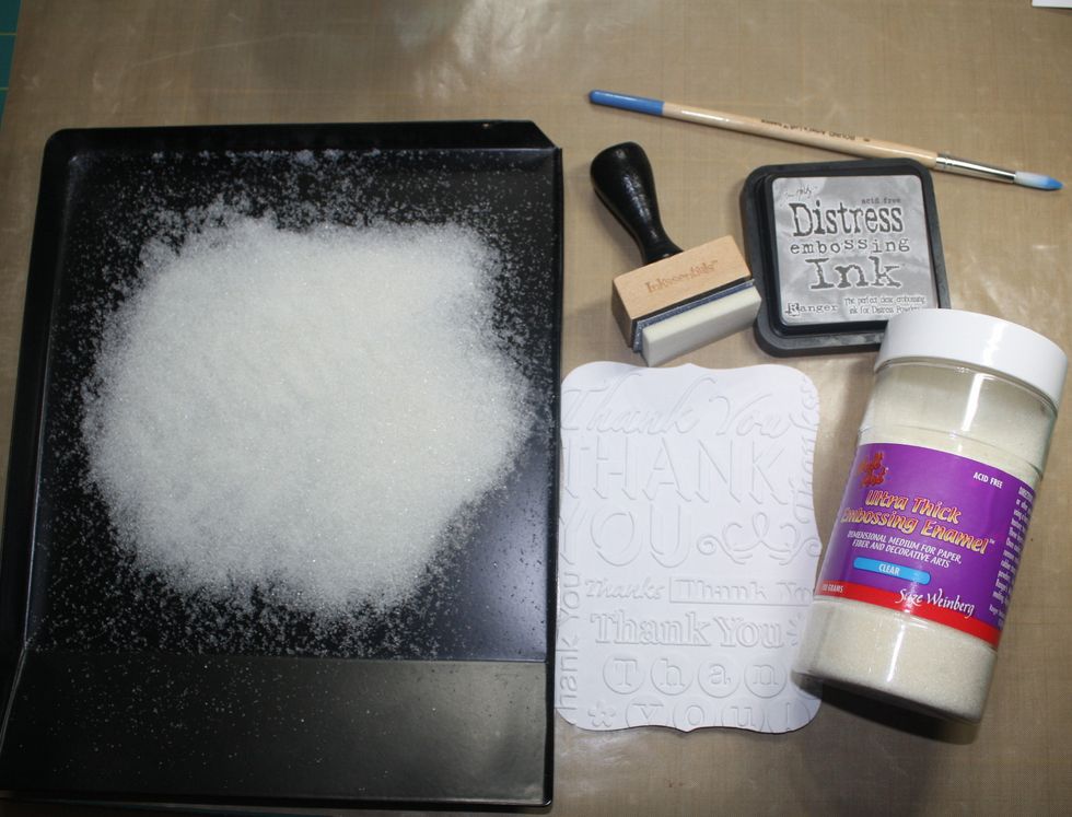 How to use embossing powder with embossing folders B+C Guides