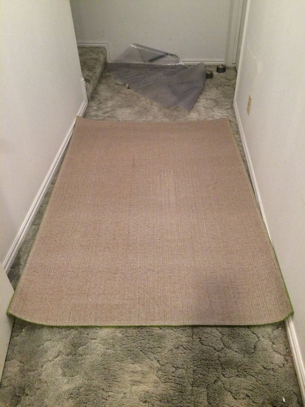 How to secure an area rug over carpet B+C Guides