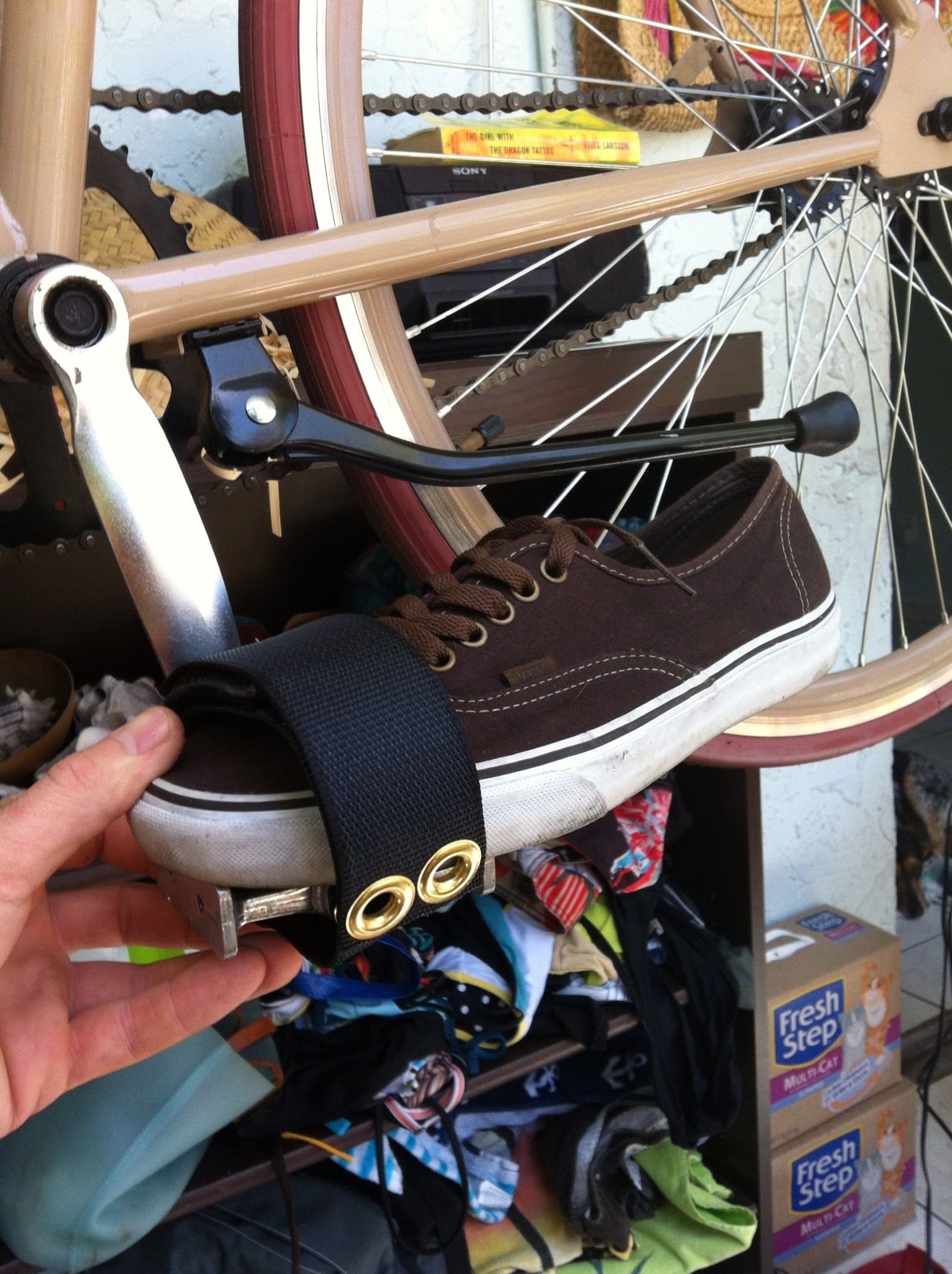 velcro straps for bike pedals