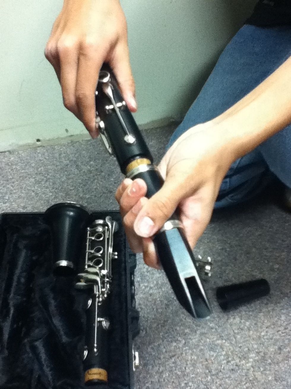 How to put together a clarinet b c guides
