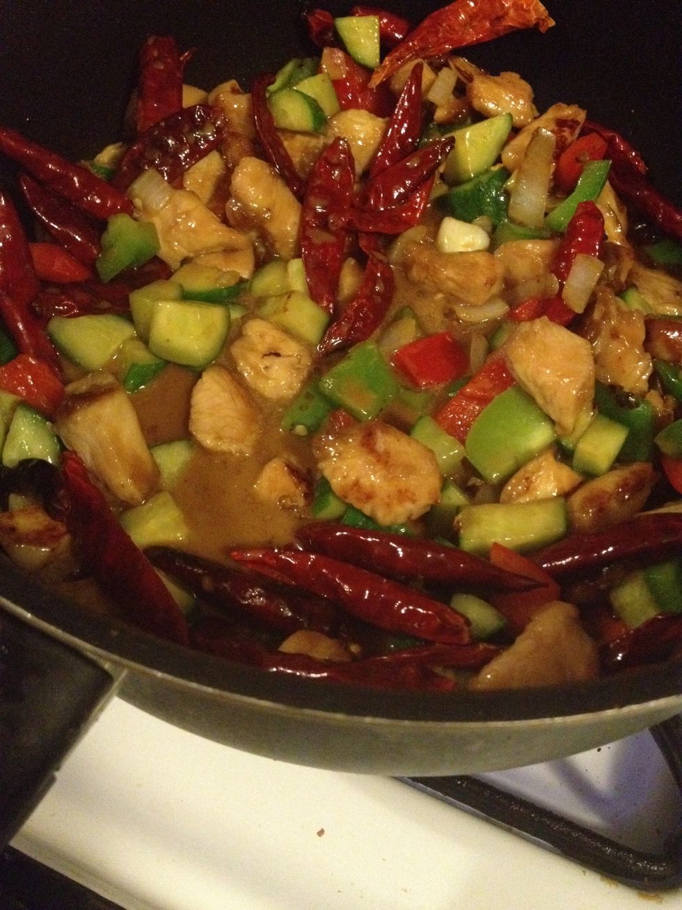 How to make homemade gong bao sauce with chicken B+C Guides