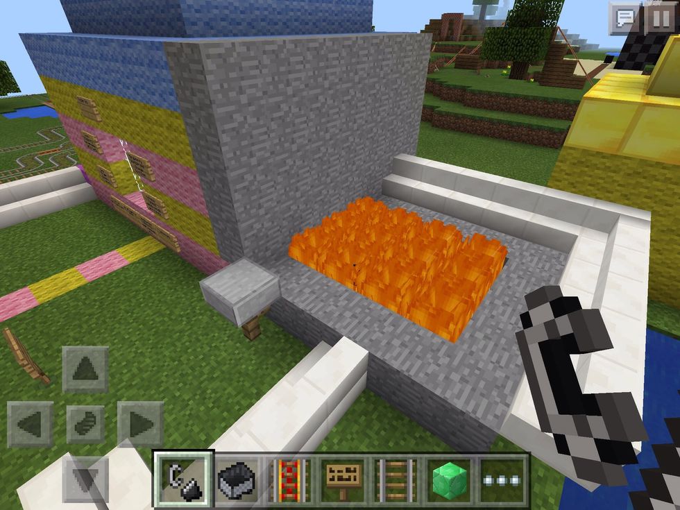 How to make a ice cream shop on minecraft! 🍦 B+C Guides