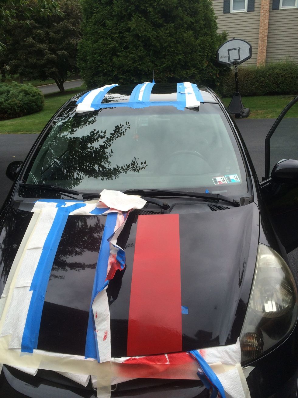 How to paint racing stripes on your car B+C Guides