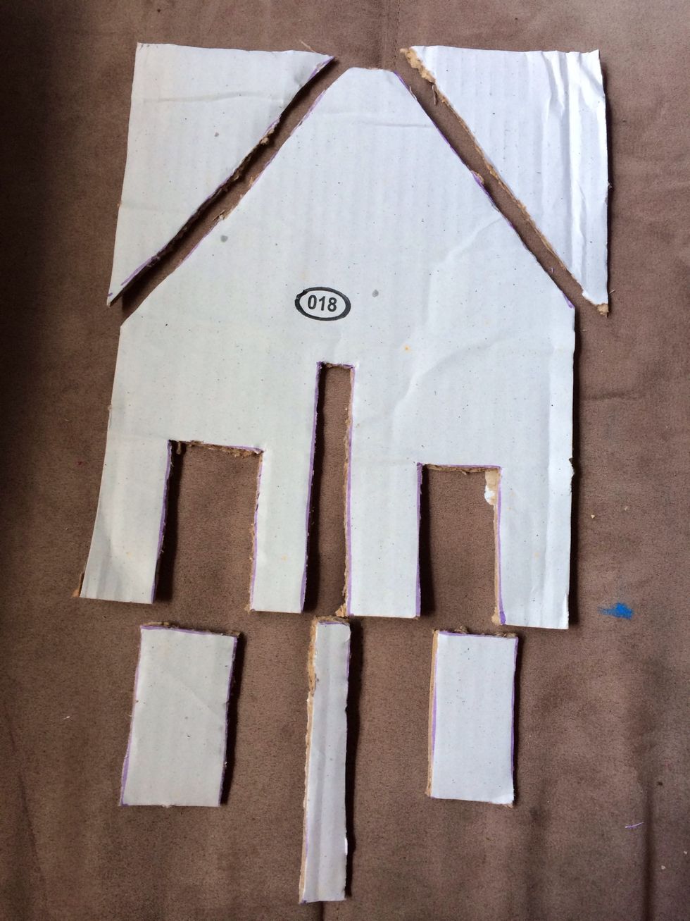 How to make a simple cardboard house B+C Guides