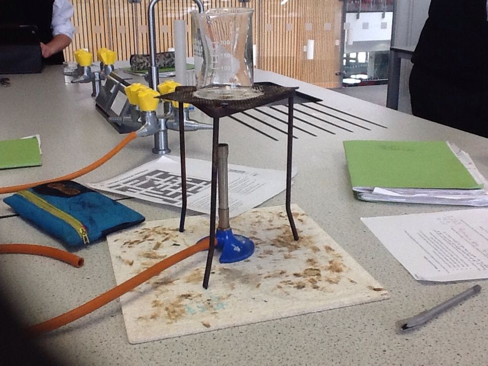 How to set up a bunsen burner by ewan and dylan B+C Guides