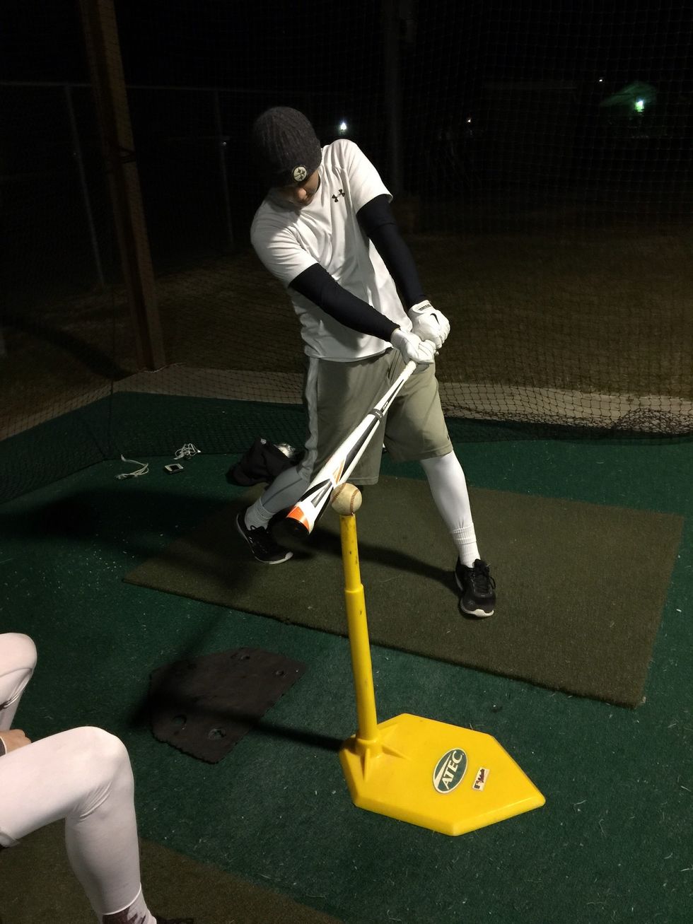 How to hit a baseball off a tee B+C Guides