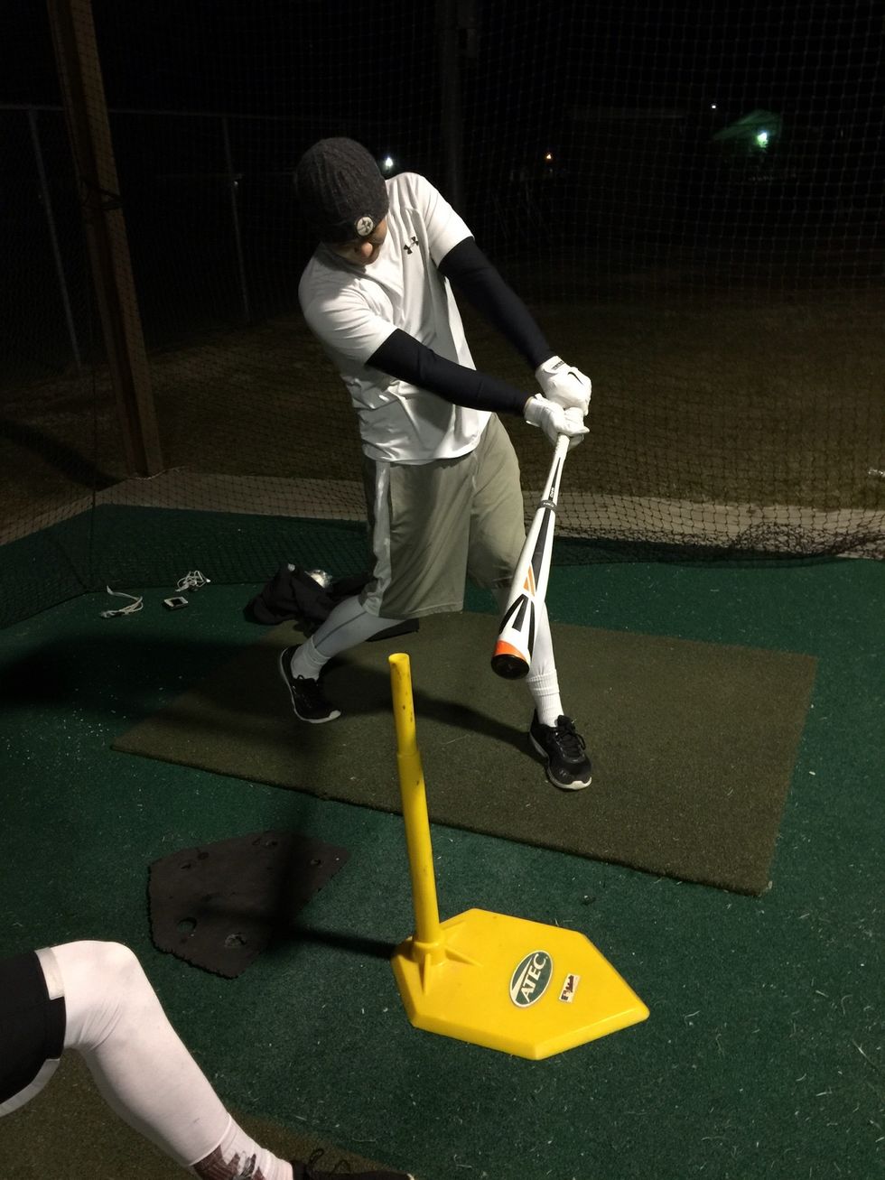 How to hit a baseball off a tee B+C Guides