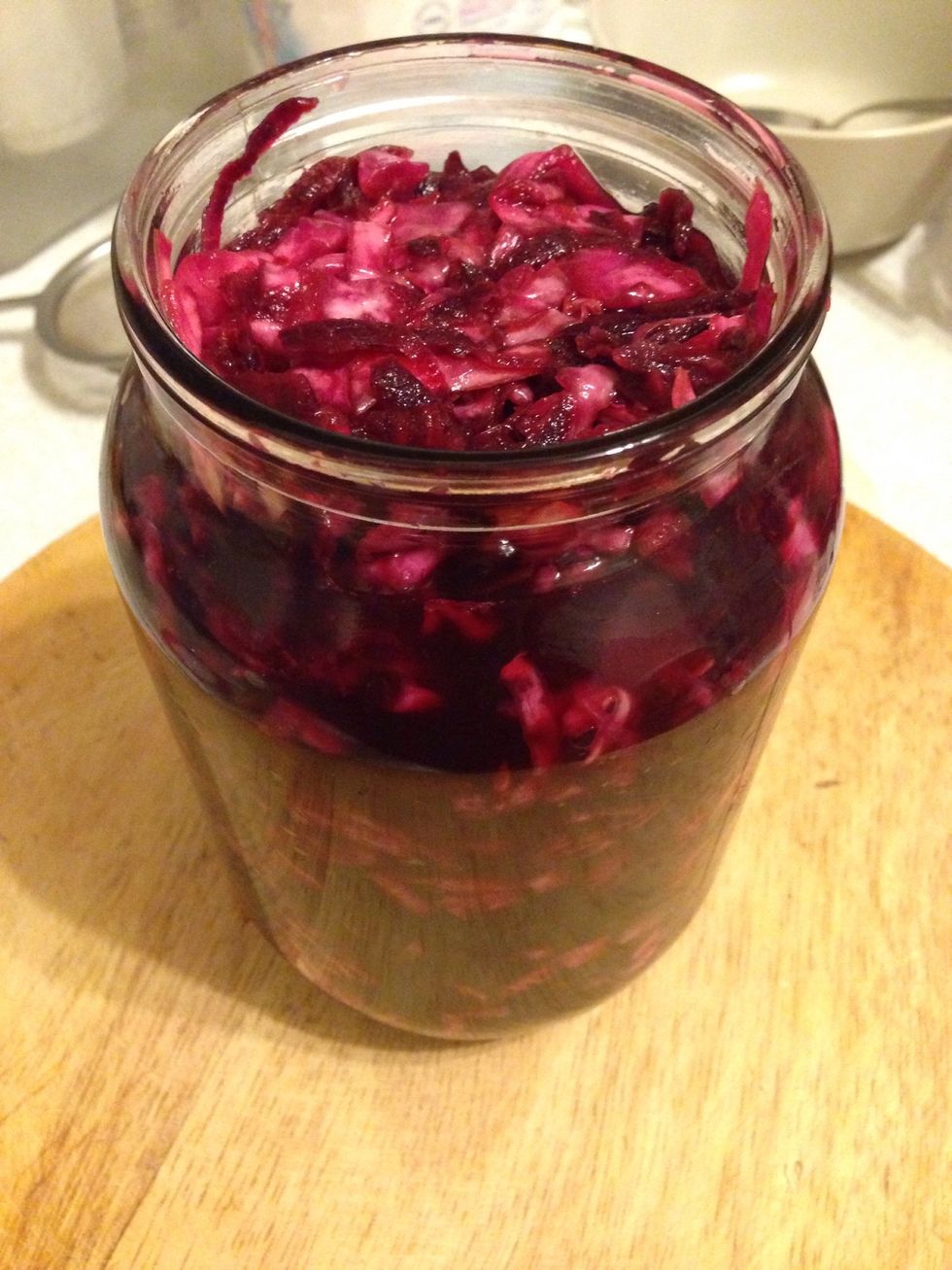 How to make pickled cabbage with beet B+C Guides