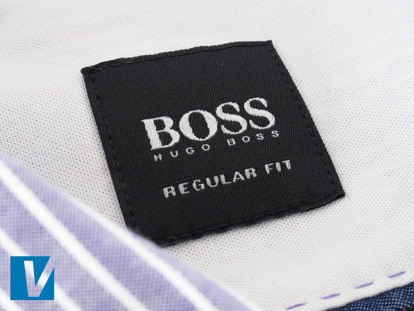 Hugo Boss Navy Blue And Grey Polo Shirt Comes with tags Genuine