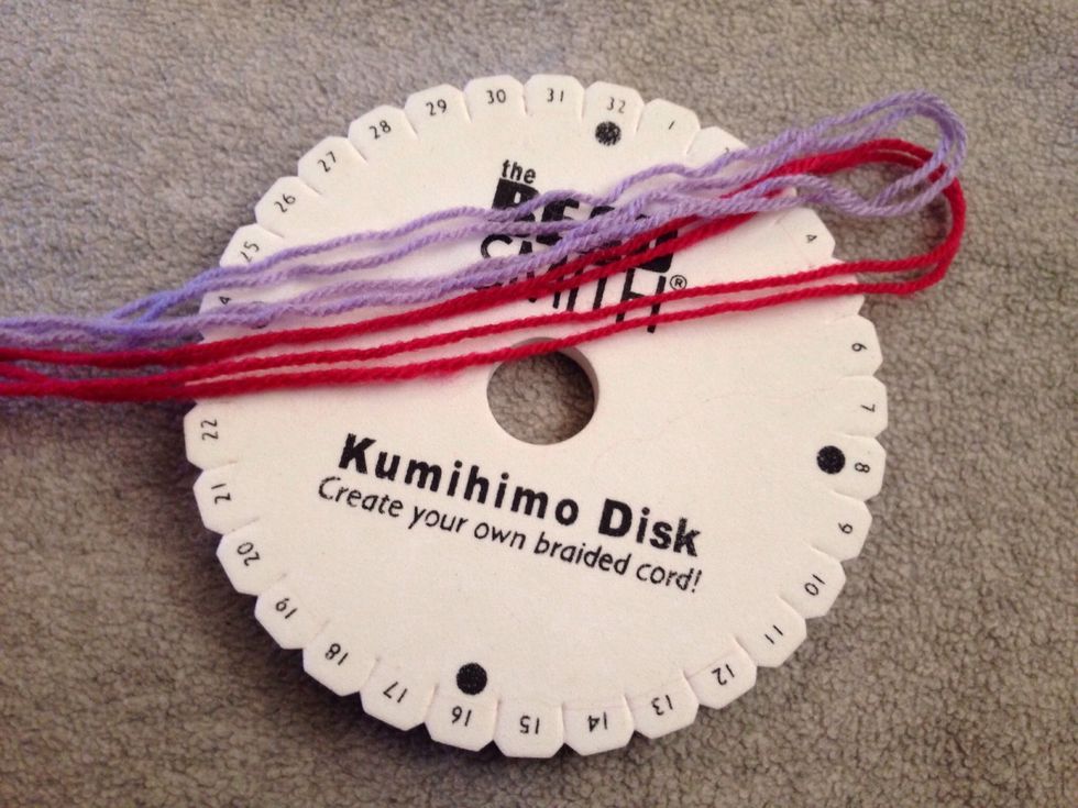 How to do a flat kumihimo friendship bracelet B+C Guides