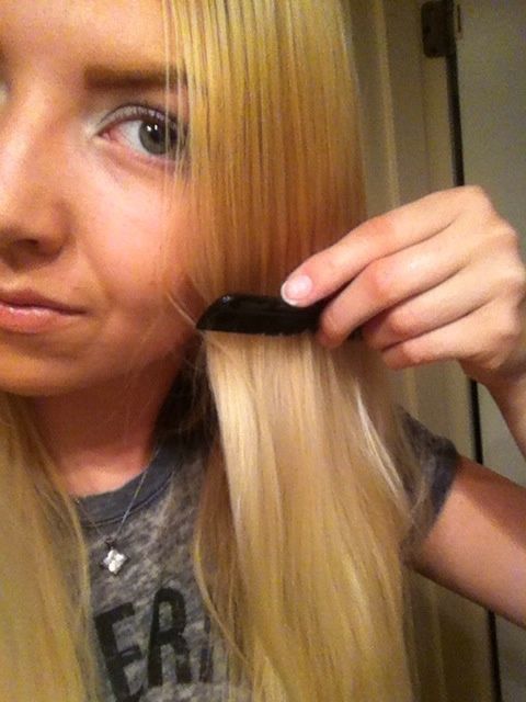 best way to cut hair straight across