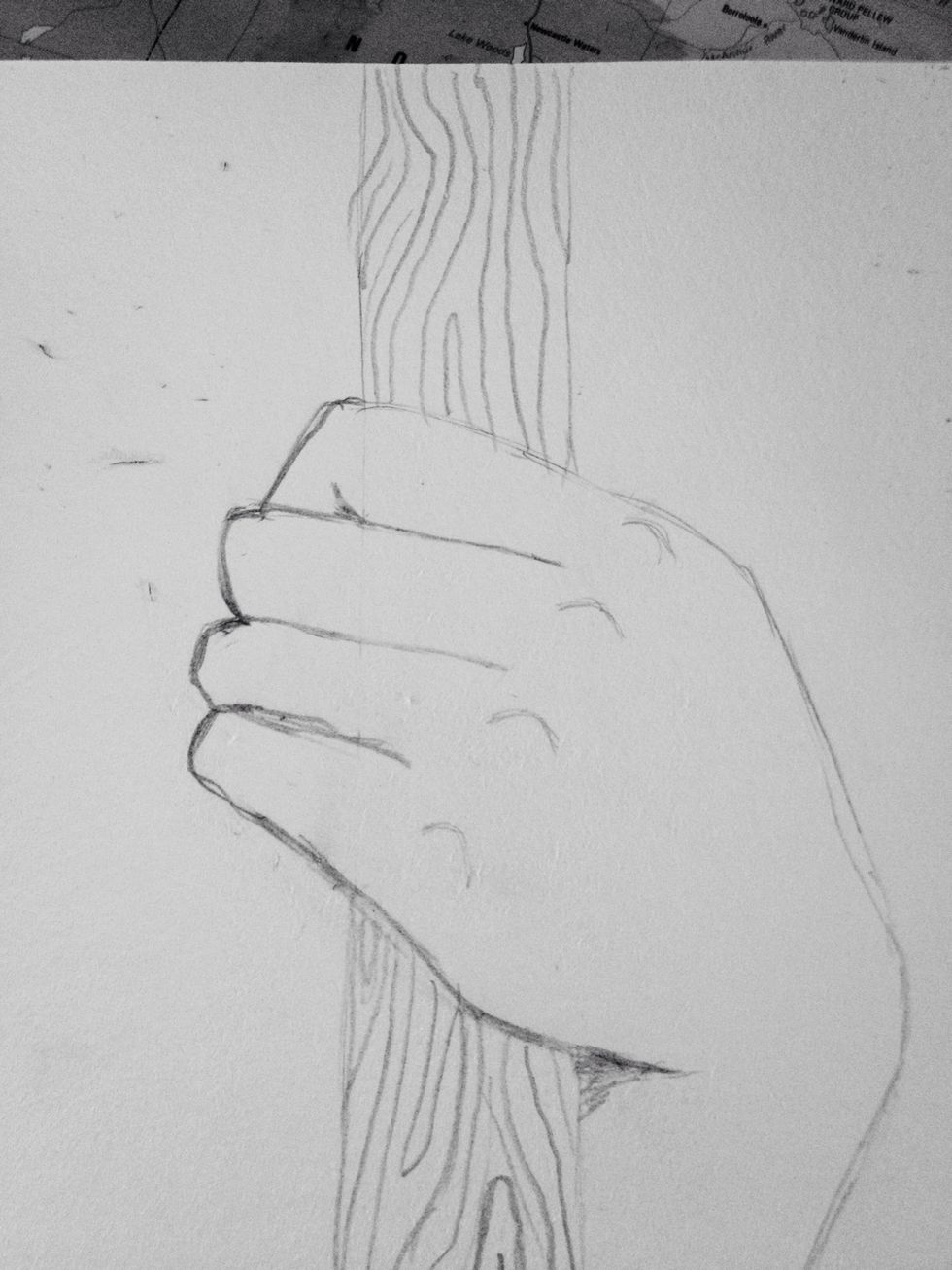 How to draw a hand holding a staff B+C Guides