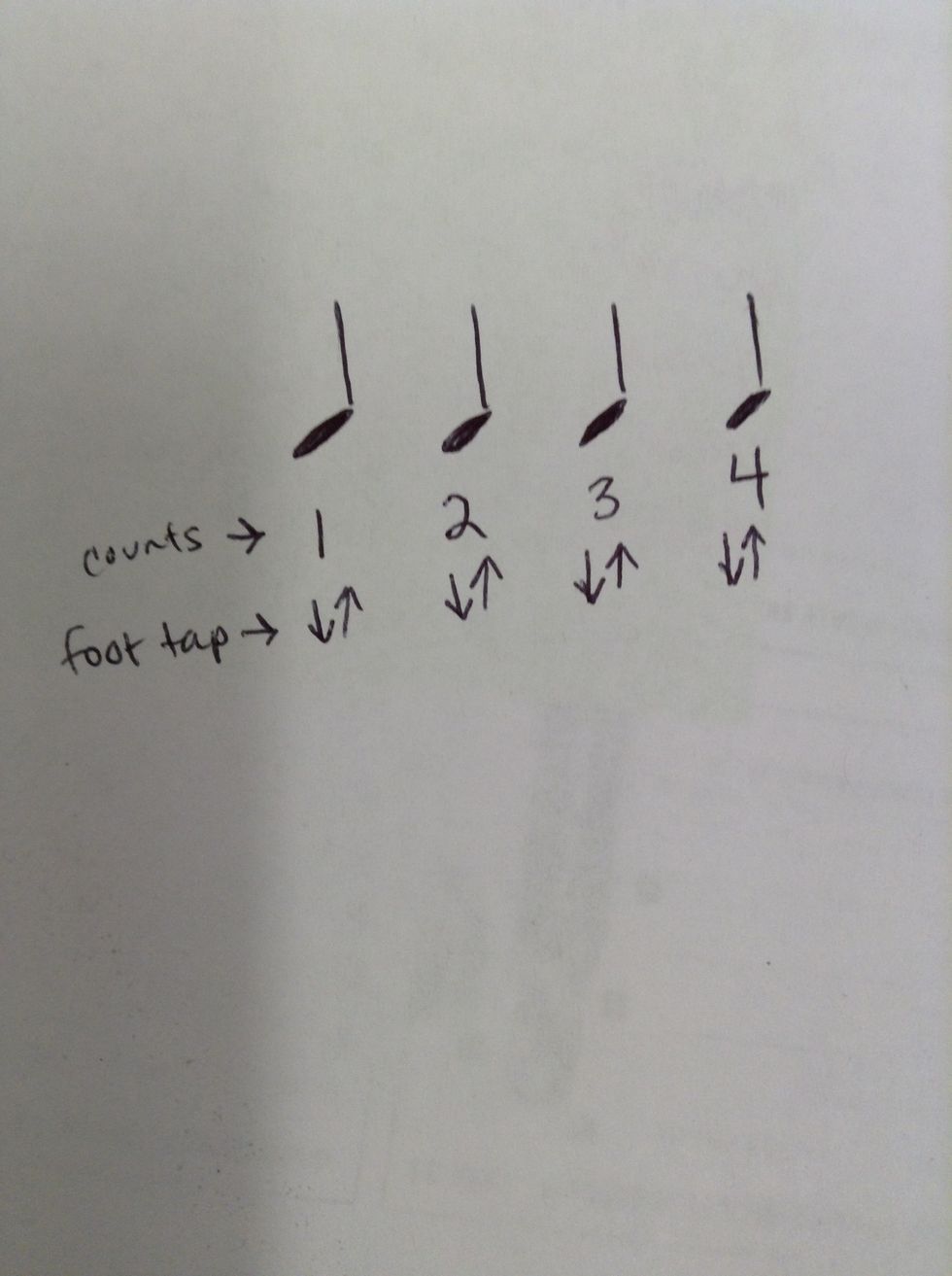 How to count dotted quarter note eighth note rhythm B+C Guides