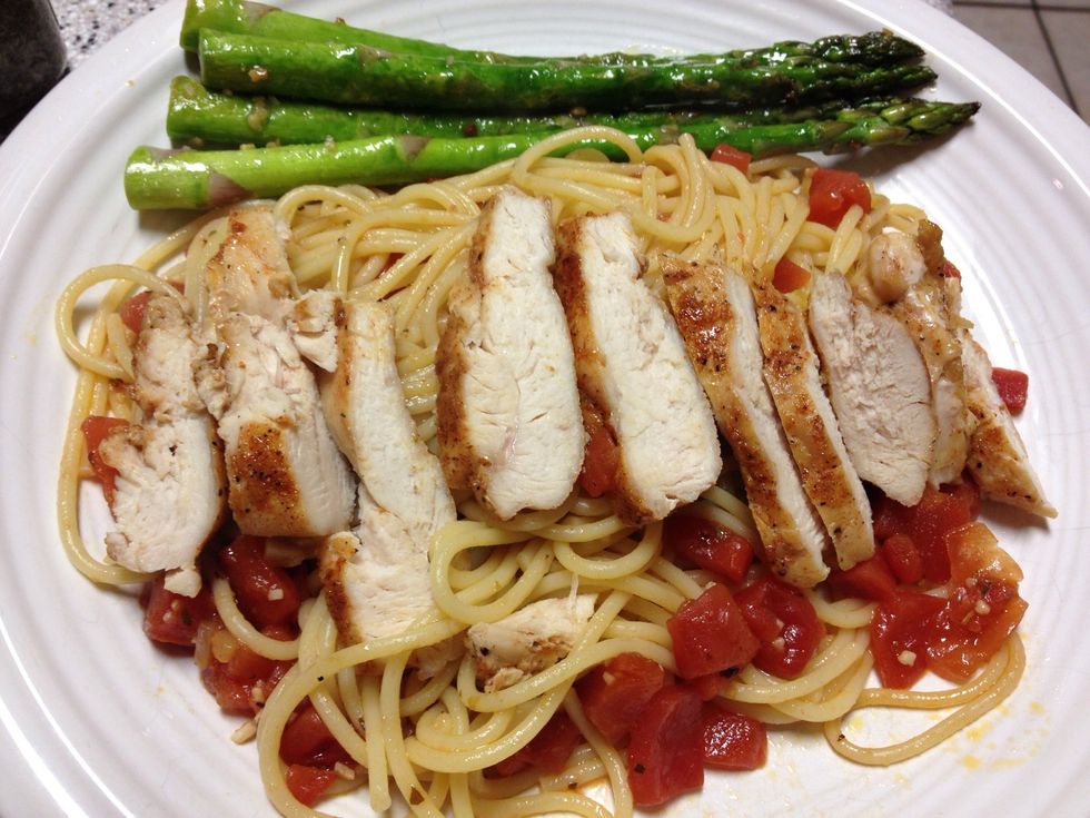 How to cook italian chicken breast on spaghetti - B+C Guides
