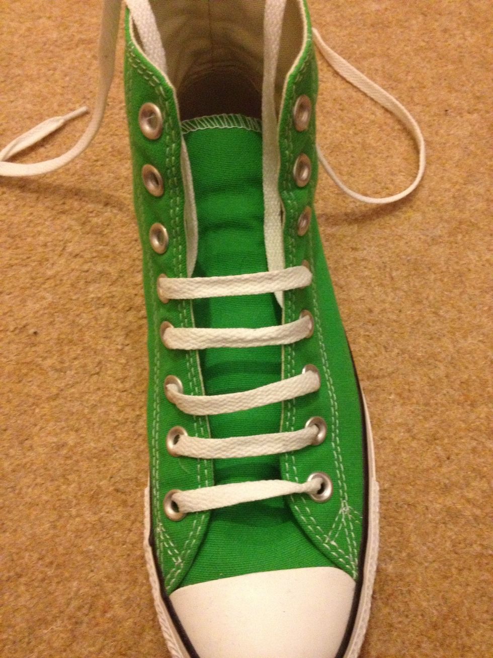 How to ladder lace your converse B+C Guides