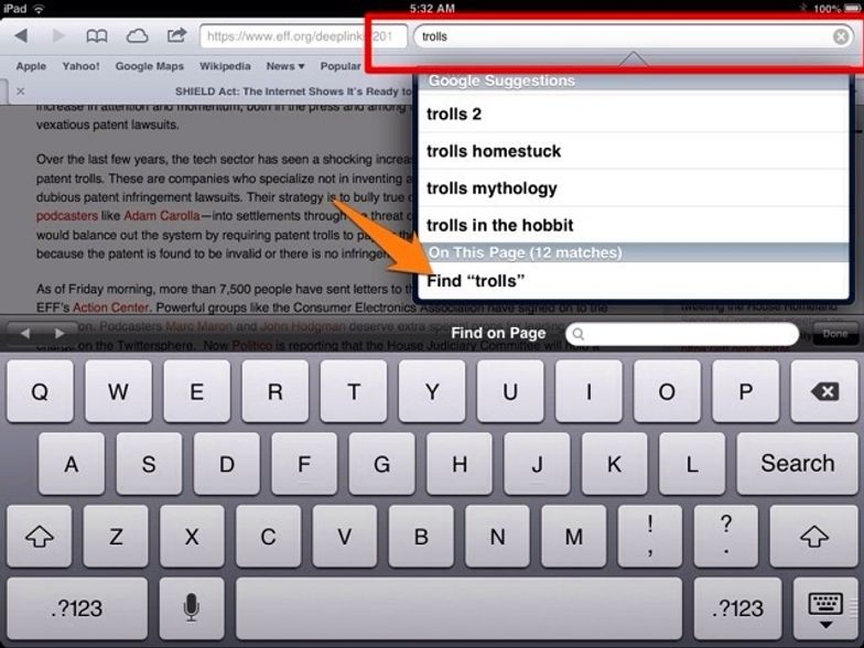 How To Do Control F On An Ipad B C Guides