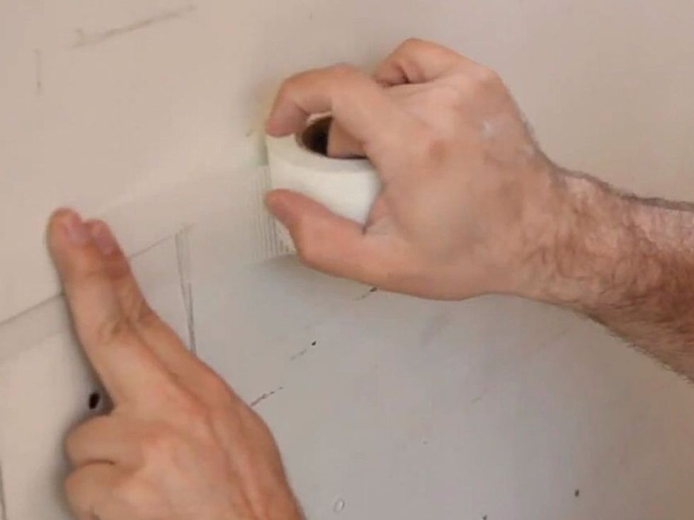 How to repair a large hole in drywall B+C Guides