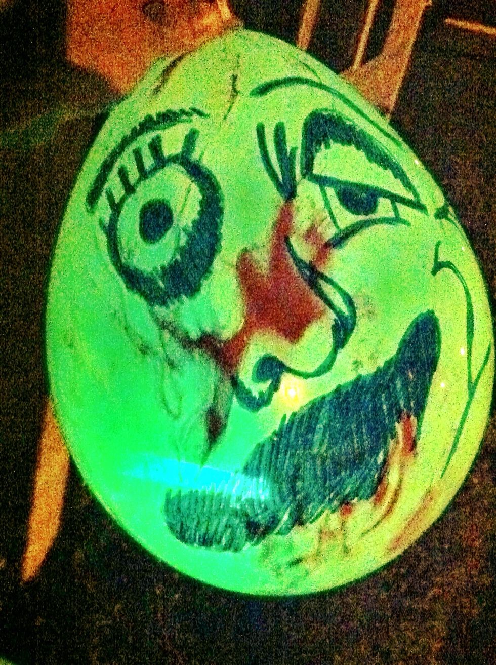 How to make a glowing zombie balloon head - B+C Guides