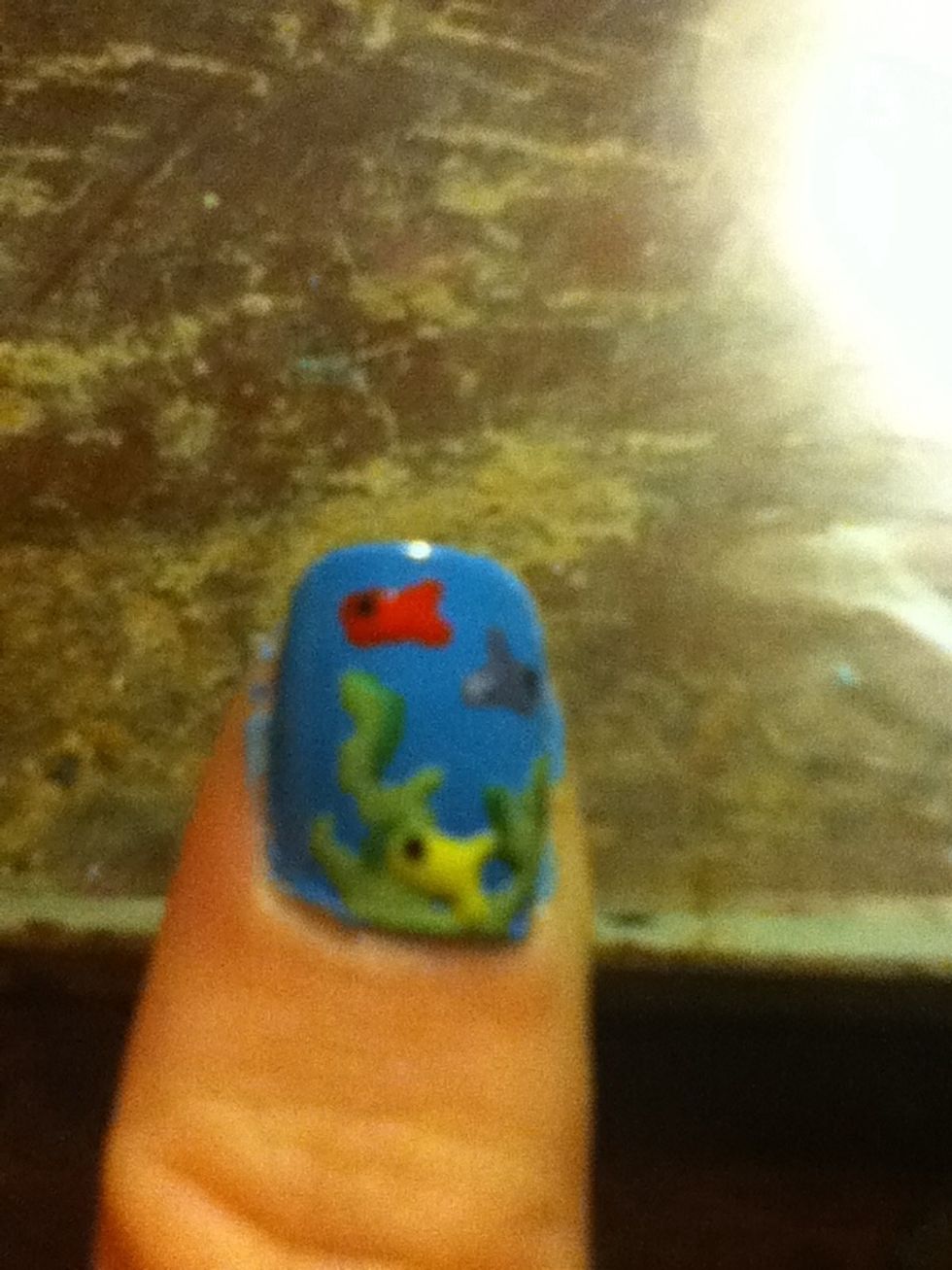 How to aquarium nails!( B+C Guides