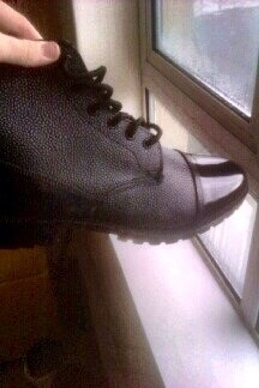 polishing army boots