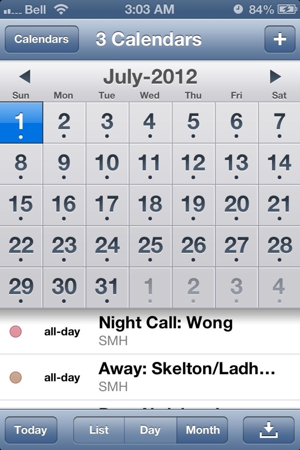 How to add the call schedule to your iphone. B+C Guides
