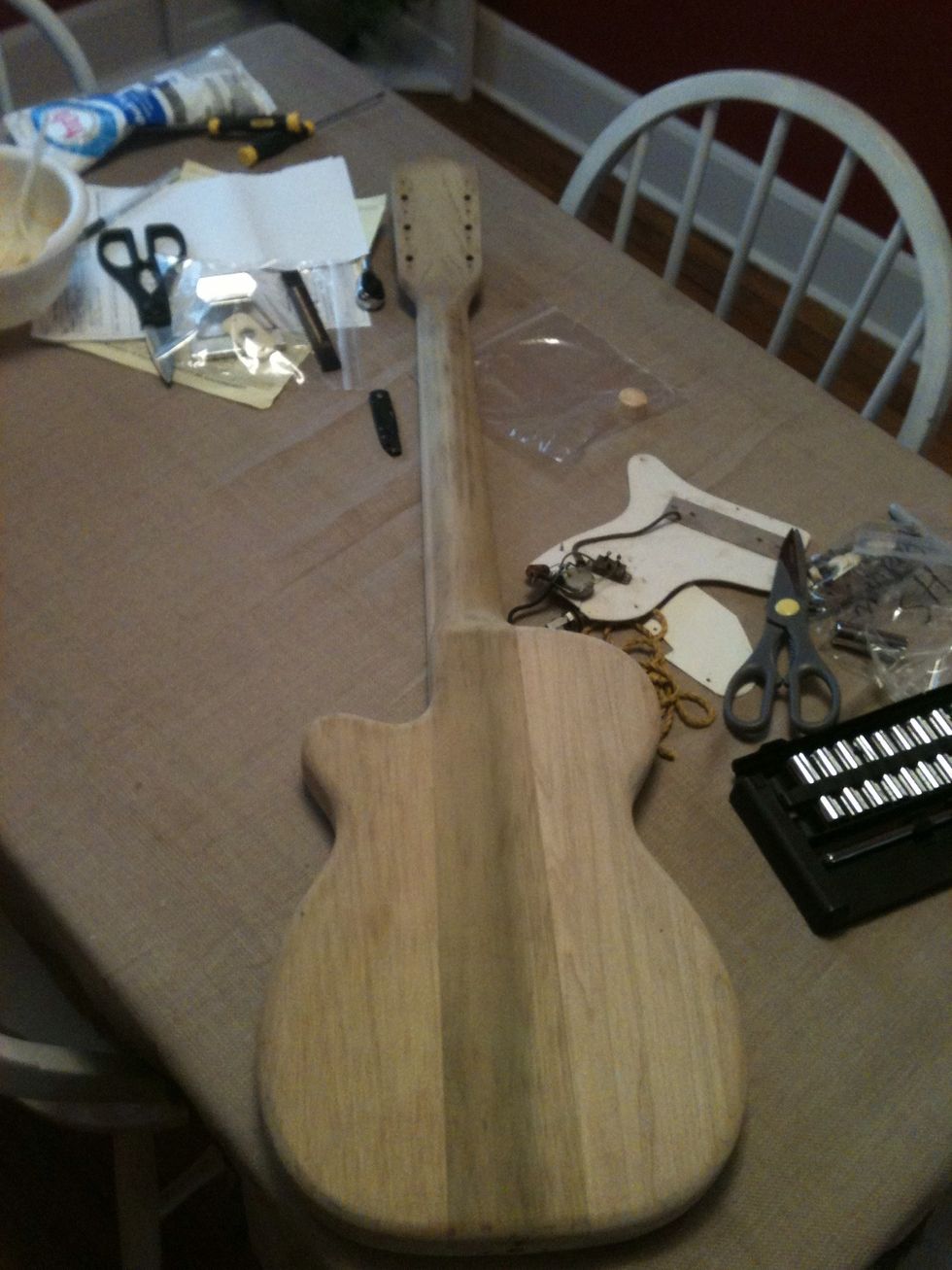 How to sand and stain a guitar B+C Guides