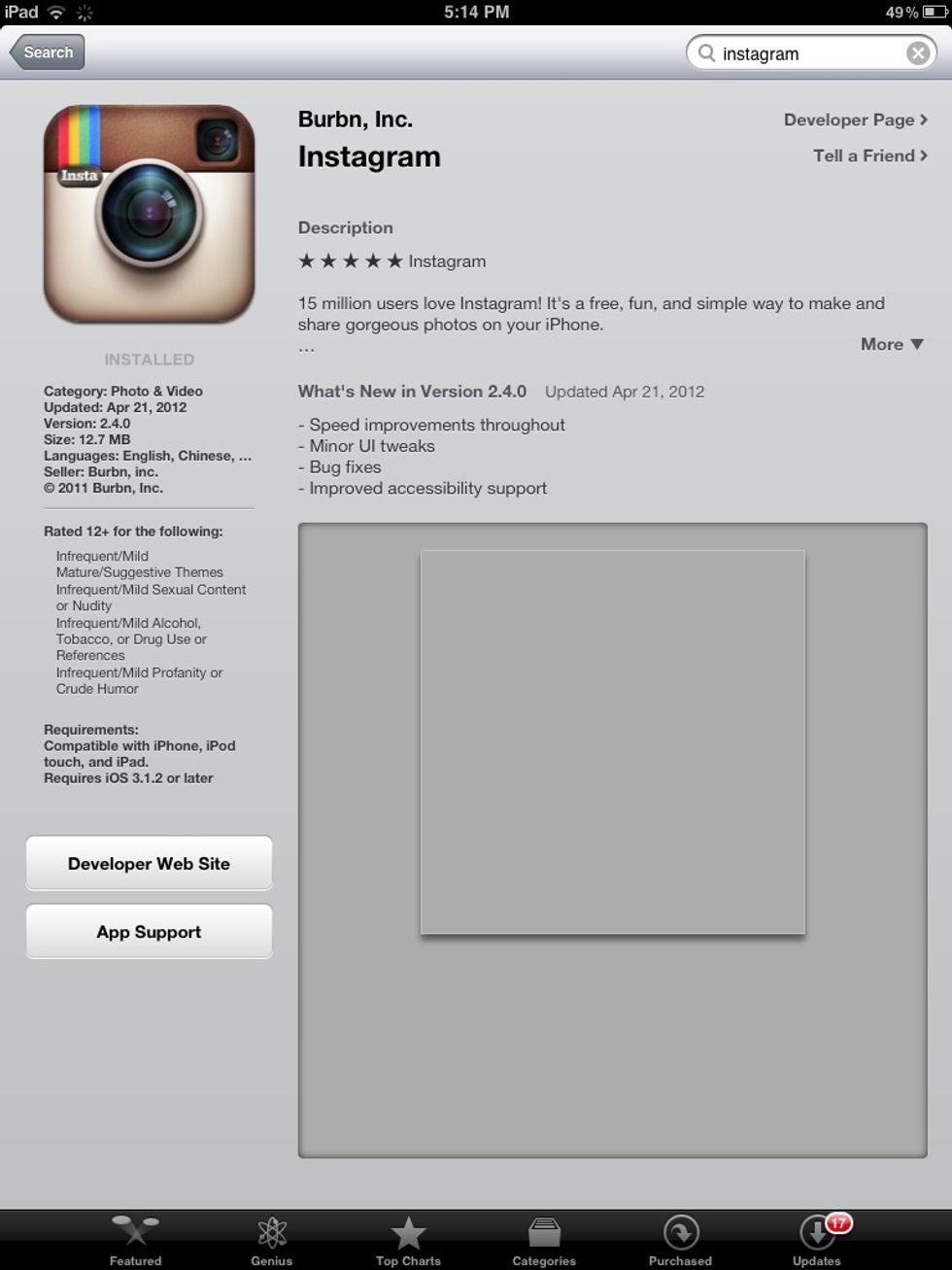 install instagram