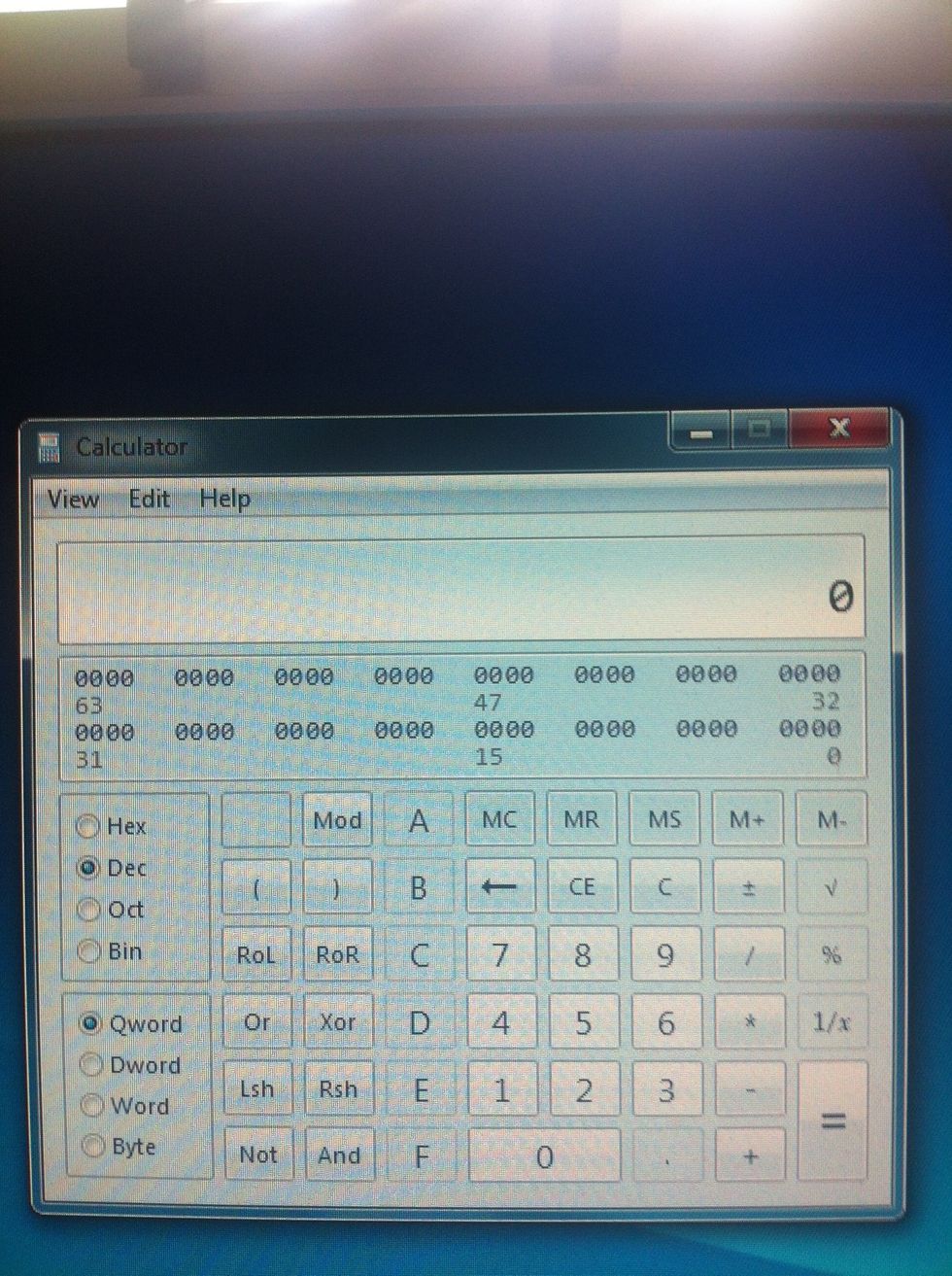 How to convert decimal to hex using windows 7 calculator - B+C Guides