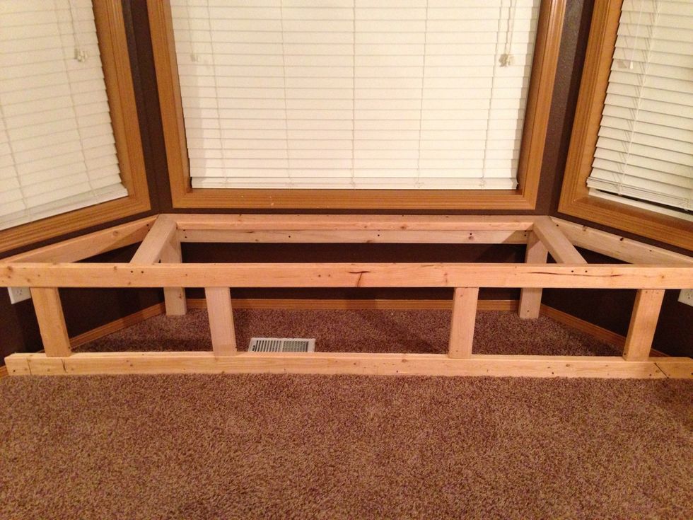 How to make a bay window bench seat with storage B+C Guides