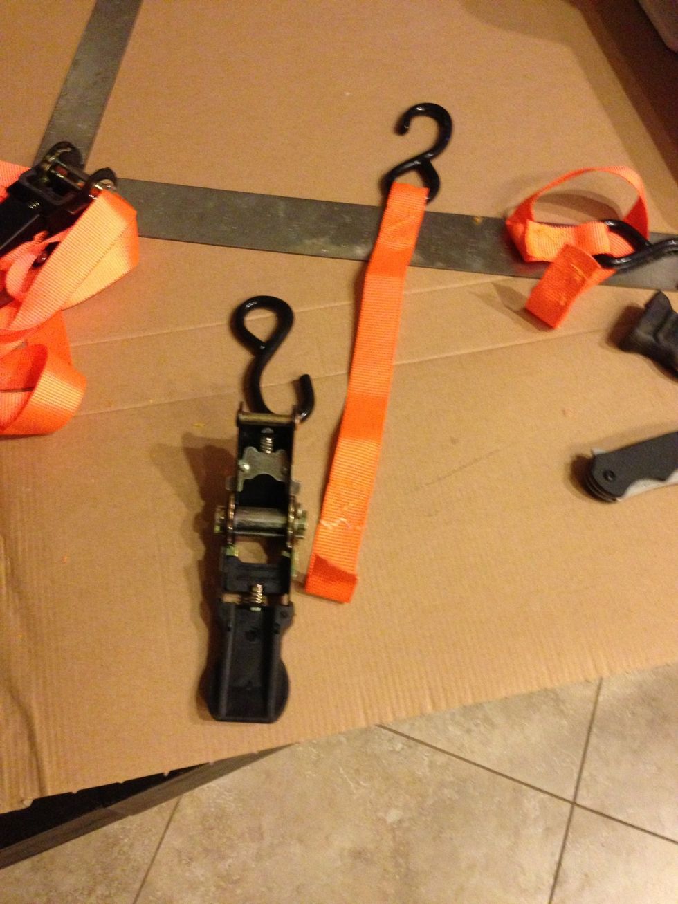 How to make strap clamp from tie downs B+C Guides