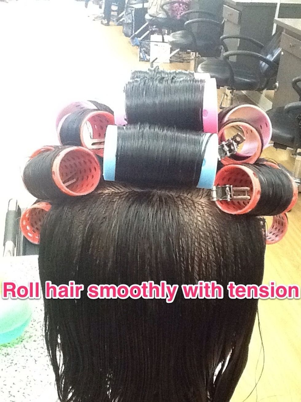 How to roller set hair B+C Guides
