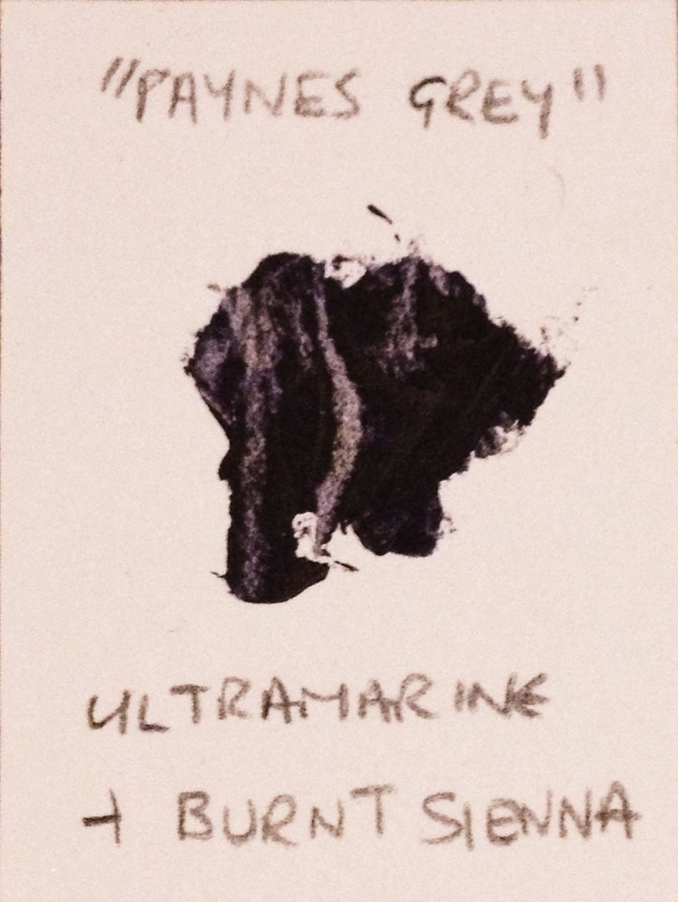 How to make payne's grey acrylic paint B+C Guides