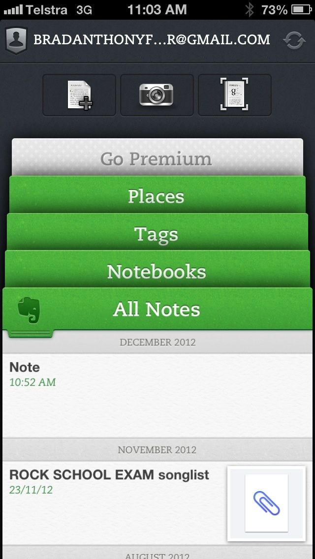 evernote subscription sign
