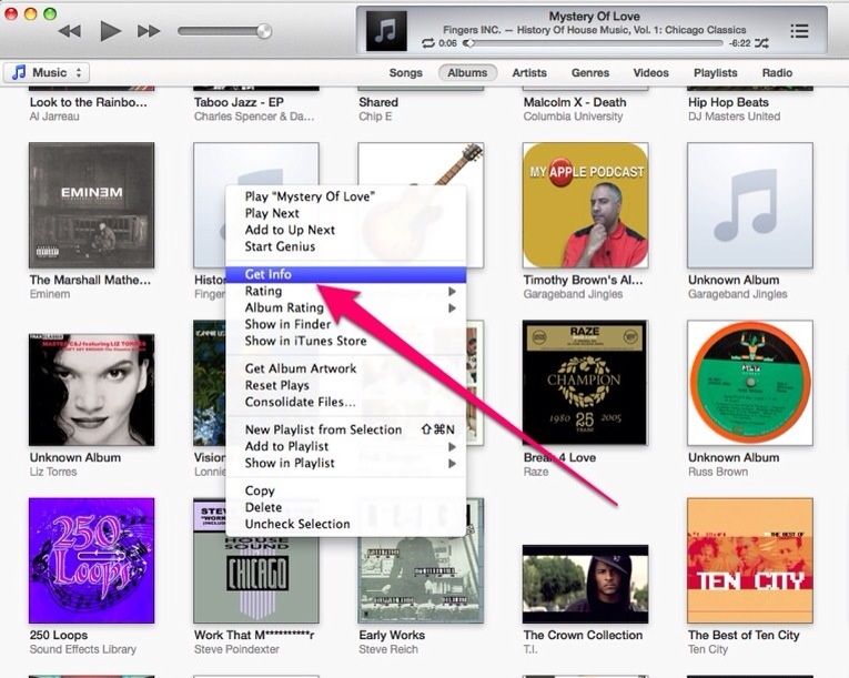 how to add artwork to itunes album