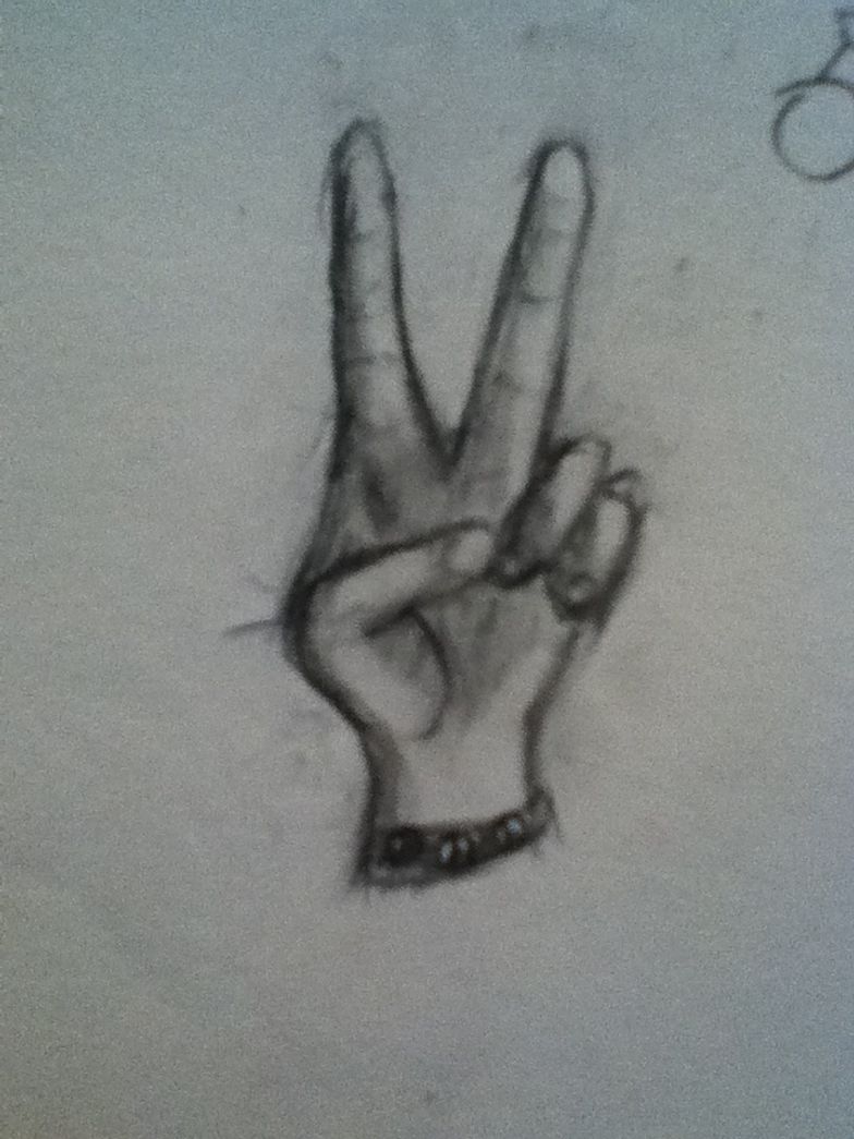 wallpapers Hand Peace Sign Drawing Easy how to draw hands peace b c guides
