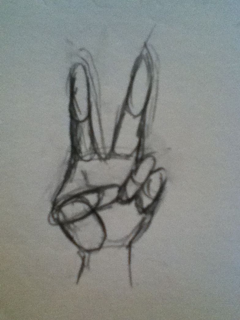 wallpapers Hand Peace Sign Drawing Easy how to draw hands peace b c guides
