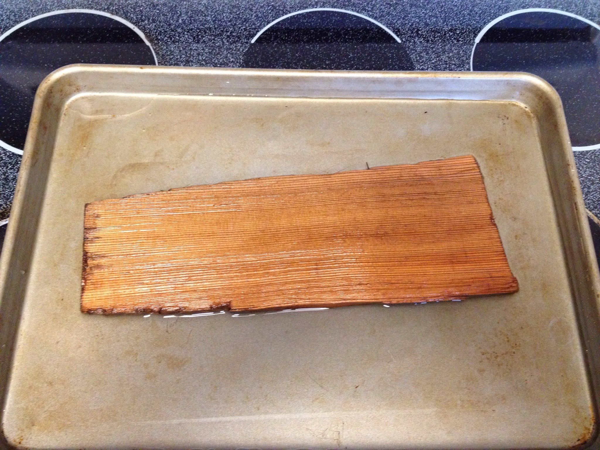 whatsize of cedar make a board for cooking salmon