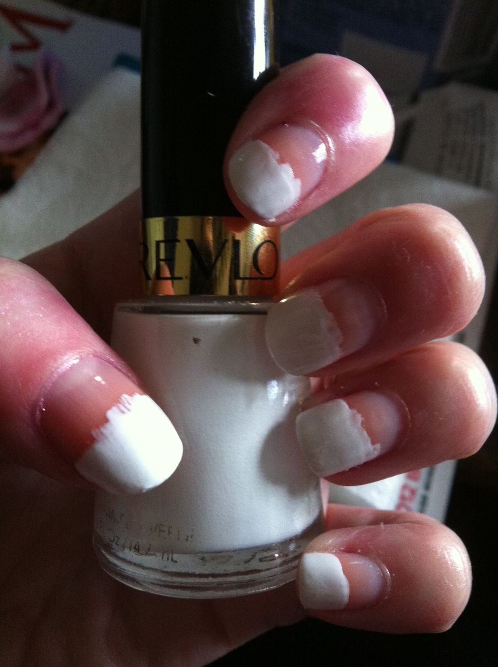 How to paint perfect french tips B+C Guides