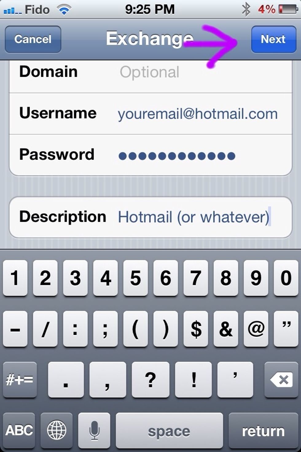 How to sync hotmail/sympatico email on your iphone/ipad