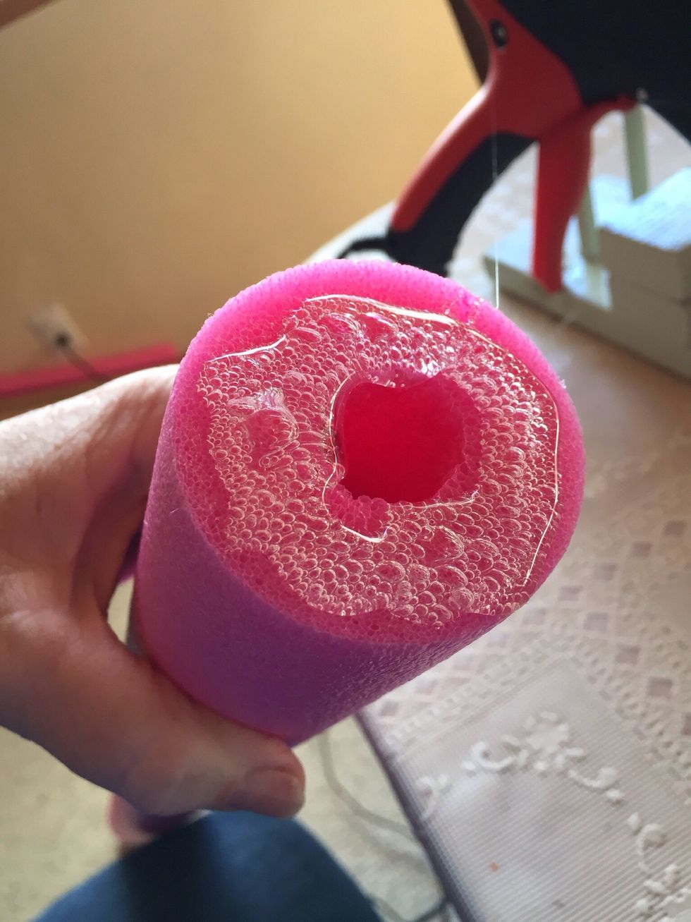 How to make a lollipop from a pool noodle B+C Guides